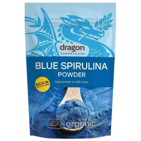 Spirulina albastra pudra, eco-bio 75g Dragon Superfoods