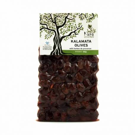 Masline Kalamata cu ierburi de provence - Kapa Olive Farm 400g