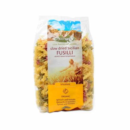 Fusilli tricolore, eco-bio, 500g - La Bio Idea