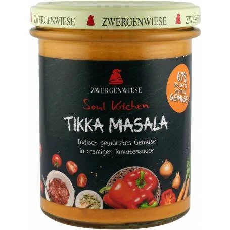 Sos Tikka Masala Reteta indiana Fara Gluten Eco-Bio 370g - Zwergenwiese