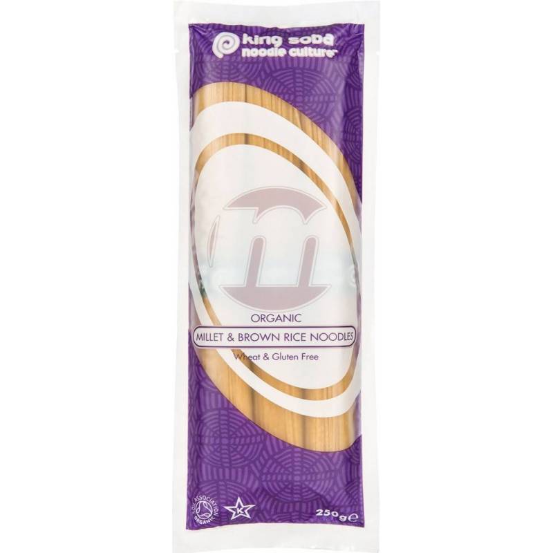 Taitei din mei si orez brun, eco-bio, 250g - King Soba