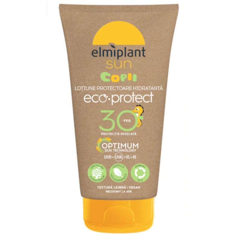 Lotiune protectie solara Sun Kids Milk Eco pentru copii, SPF 30,