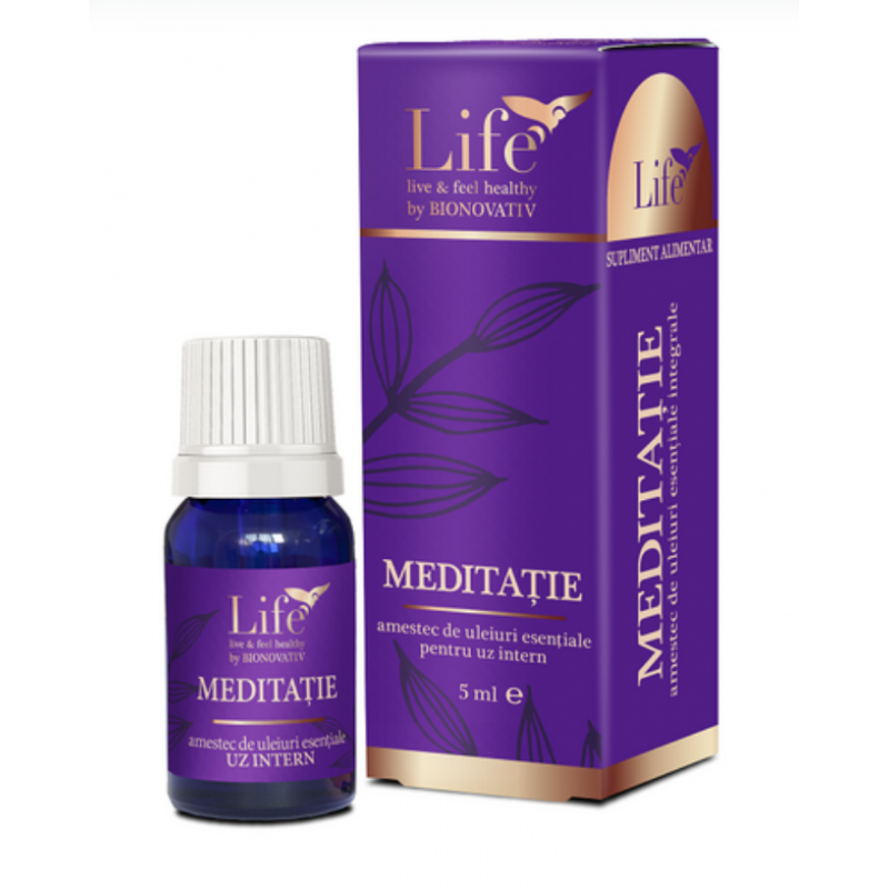 Meditatie, amestec de uleiuri esentiale, 10ml - Bionovativ