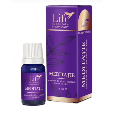 Meditatie, amestec de uleiuri esentiale, 10ml - Bionovativ