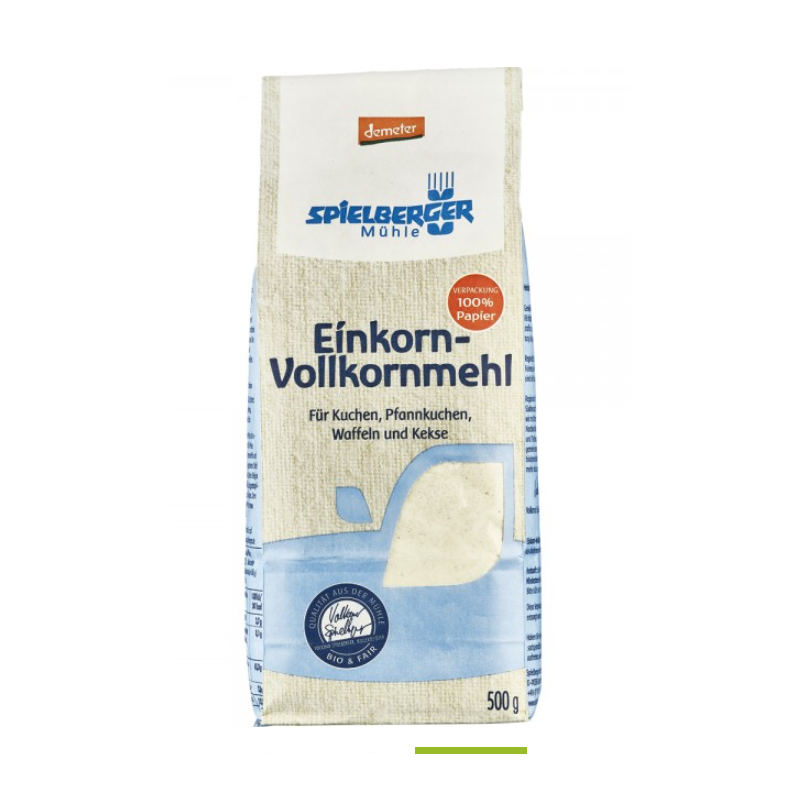 Faina integrala de Einkorn, eco-bio, 500g - Spielberger