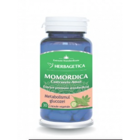 Momordica extract castravete-amar - Herbagetica 60 capsule