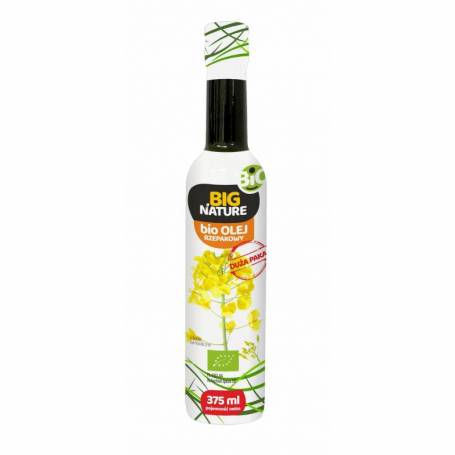 Ulei de rapita, presat la rece, eco-bio, 375ml - Big Nature