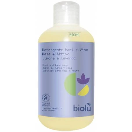 Sapun lichid cu lamaie si lavanda, eco-bio, 250ml - Biolu