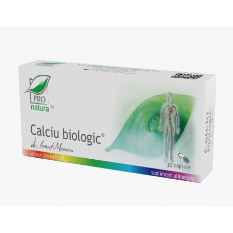 Calciu Biologic, 30cps - Pro Natura