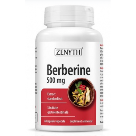 Berberine, 500mg, 60cps - Zenyth