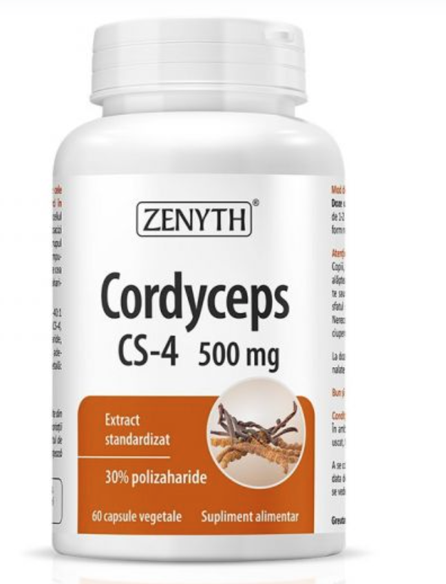 Zenyth Pharmaceuticals Cordyceps cs-4, 60cps - zenyth