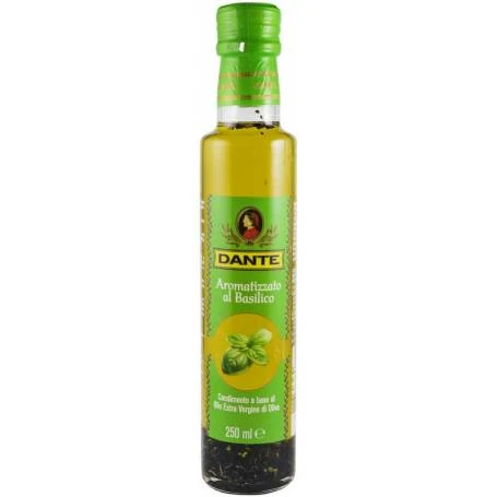Ulei de masline extravirgin aromat cu busuioc, 250ml - Olio Dante