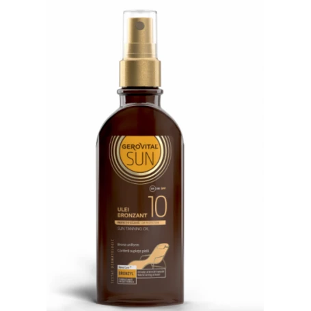 Ulei bronzant SPF 10, 150ml - Gerovital Sun