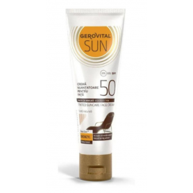 Crema nuantatoare pentru fata SPF 50, 50ml - Gerovital Sun