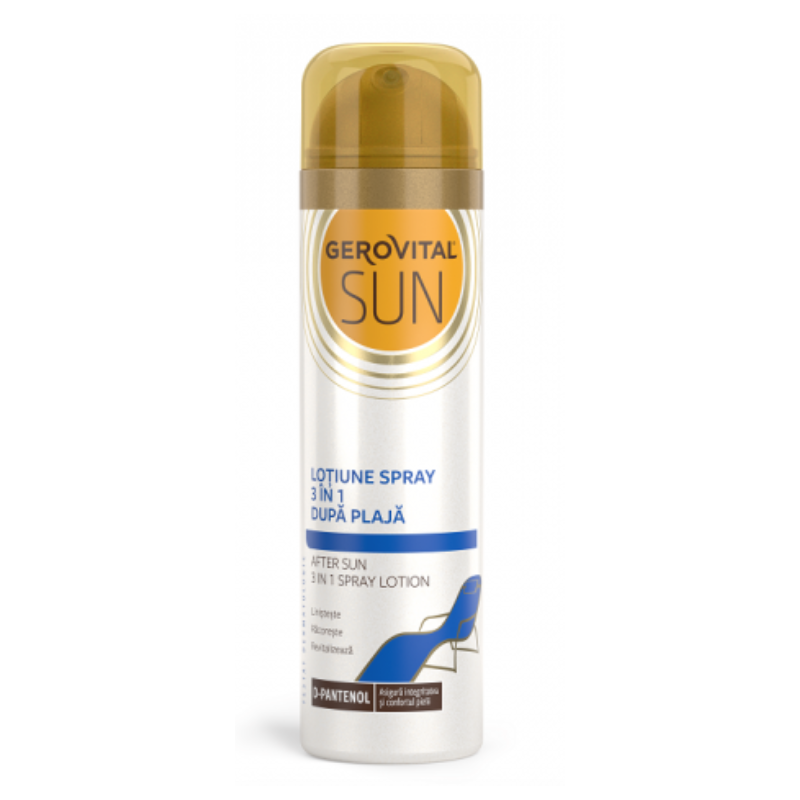 Lotiune spray 3 in 1 dupa plaja, 150ml - Gerovital Sun