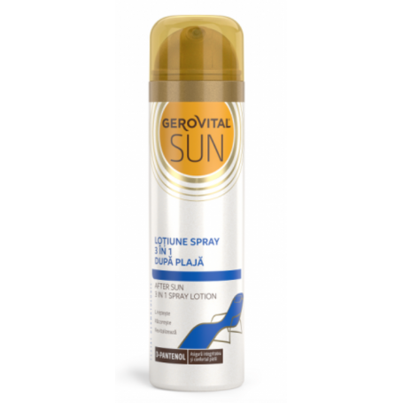 Lotiune spray 3 in 1 dupa plaja, 150ml - Gerovital Sun