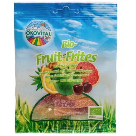 Jeleuri acrisoare din fructe, eco-bio, 100g - Okovital