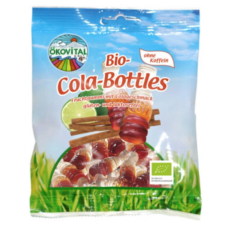 Jeleuri sticlute de Cola, fara cofeina, eco-bio, 100g - Okovital