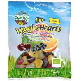 Jeleuri bio inimioare cu fructe, eco-bio, 100g - Okovital