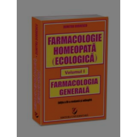 Farmacologie homeopata, Dumitru Dobrescu - carte - Editura ARGH