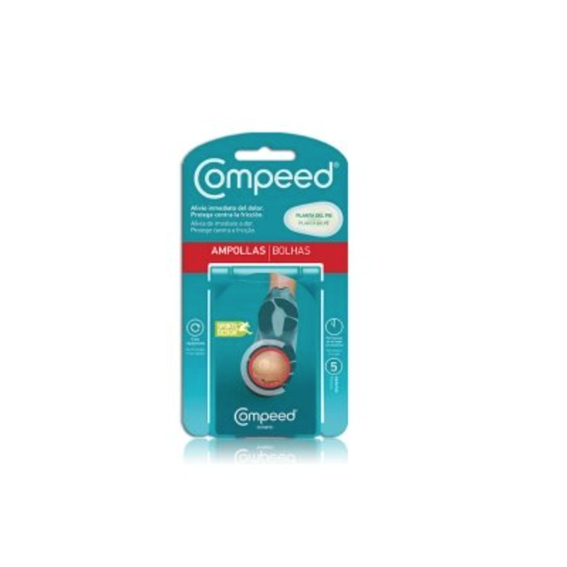 Plasturi sport pentru Basicile de pe talpa, 5buc - Compeed