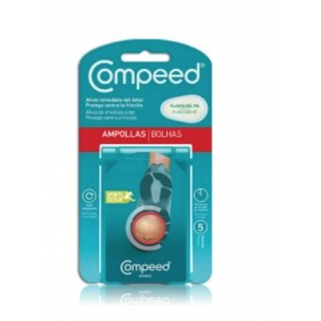 Plasturi sport pentru Basicile de pe talpa, 5buc - Compeed