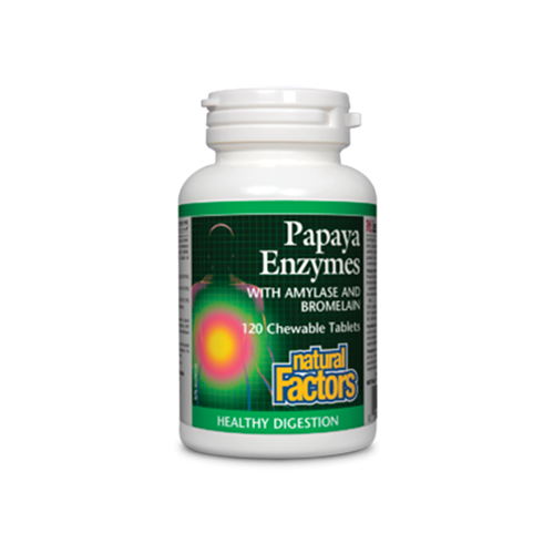 Papaya enzymes, papaina, amilaza, bromelaina, 60 tb masticabile - organika