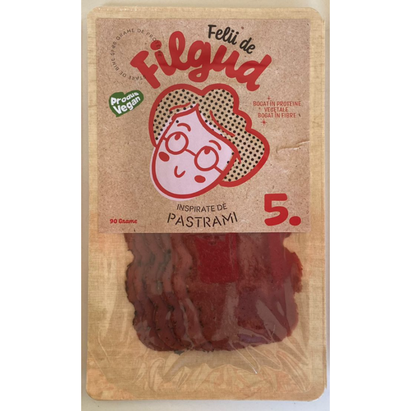 Felii de Pastrami alternativa de mezel vegetal potrivit pentru