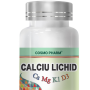 Calciu, magneziu, vitamina D lichid, 90cps - Cosmo Pharm