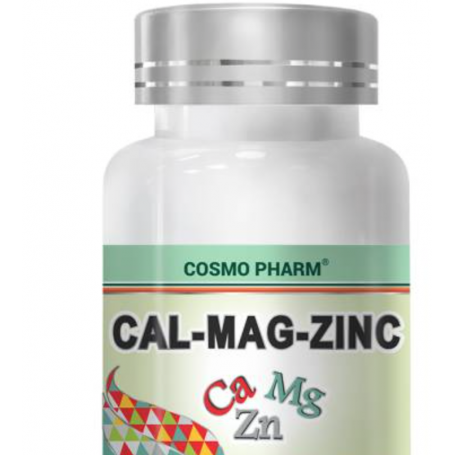 Calciu, magneziu si zinc, 90cps - Cosmo Pharm
