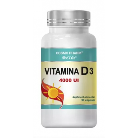 Vitamina D3 4000 UI, 90cps - Cosmo Pharm