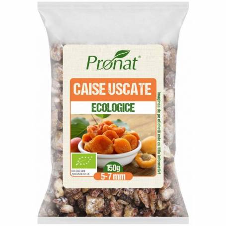 Caise uscate, calibru 5-7mm, eco-bio, 150 g, Pronat