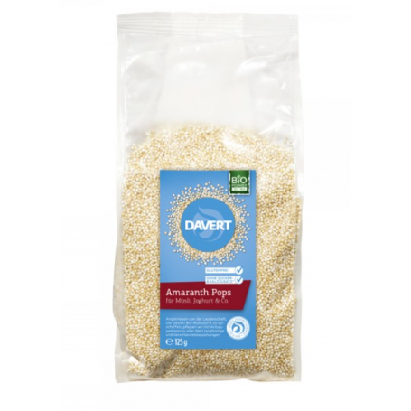 Amarant expandat, fara gluten, eco-bio, 125g - Davert