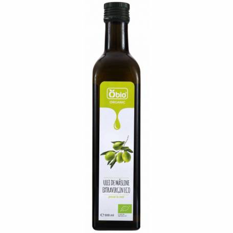 Ulei de masline extravirgin, presat la rece, origine Spania, eco-bio, 500ml Obio