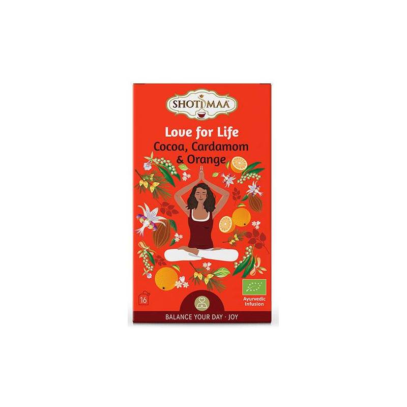 Ceai Shotimaa Balance Your Day, Love for Life, cacao, cardamom si