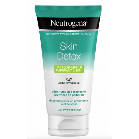 Masca de curatare pentru fata cu argila Skin Detox, 150ml - Neutrogena