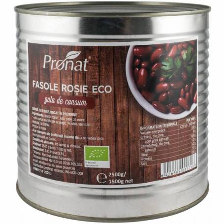 Fasole rosie gata de consum, 2.5kg - Pronat