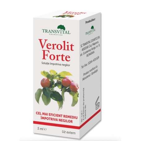 Solutie impotriva negilor Verolit Forte, 5ml - Quantum Pharm