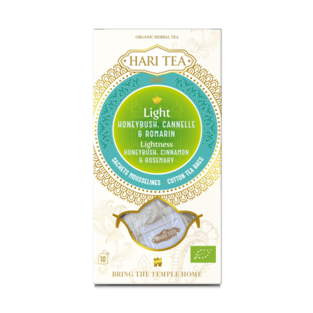 Ceai premium Lightness,Honeybush si scortisoara, eco-bio, 10 buc, Hari Tea