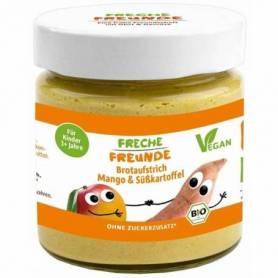 Crema tartinabila cu mango si cartof dulce, eco-bio 180g, Freche Freunde