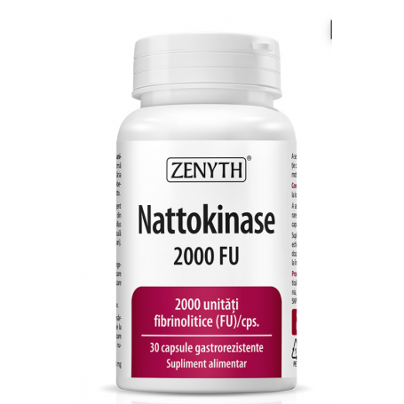 Nattokinase  2000 mg, 2000 FU/cps, 30cps - Zenyth