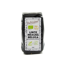 Linte neagra Beluga, eco-bio, 500 g, Nutrissimo