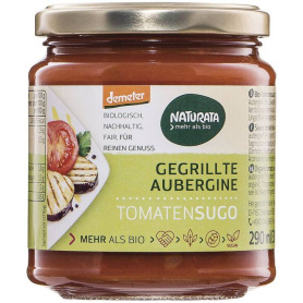 Vinete la gratar in sos de rosii, eco-bio, 300 g, Naturata
