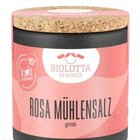 Sare roz,mare pentru rasnita, 110g - BioLotta