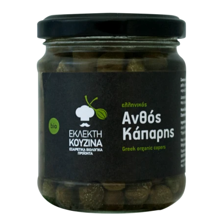 Capere in saramura cu ulei extra-virgin de masline, eco-bio, 180 g, BioAgros