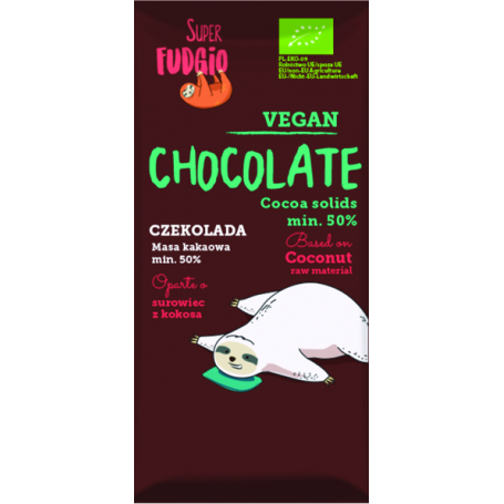Ciocolata vegana cu cocos, fara gluten, Eco-Bio 40g - BioAgros
