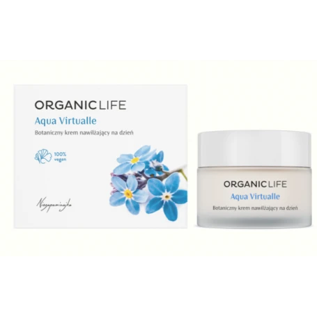 Crema hidratanta de zi cu extracte botanice aqua virtualle 50ml - Organiclife