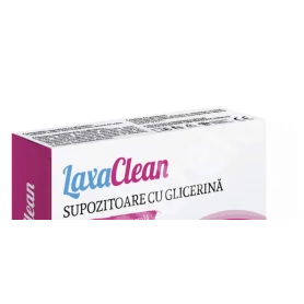 Supozitoare cu glicerina pentru copii LaxaClean, 10buc - Viva Pharma
