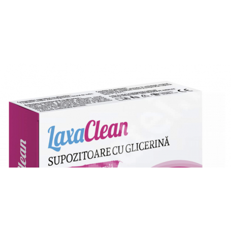 Supozitoare cu glicerina pentru copii LaxaClean, 10buc - Viva Pharma