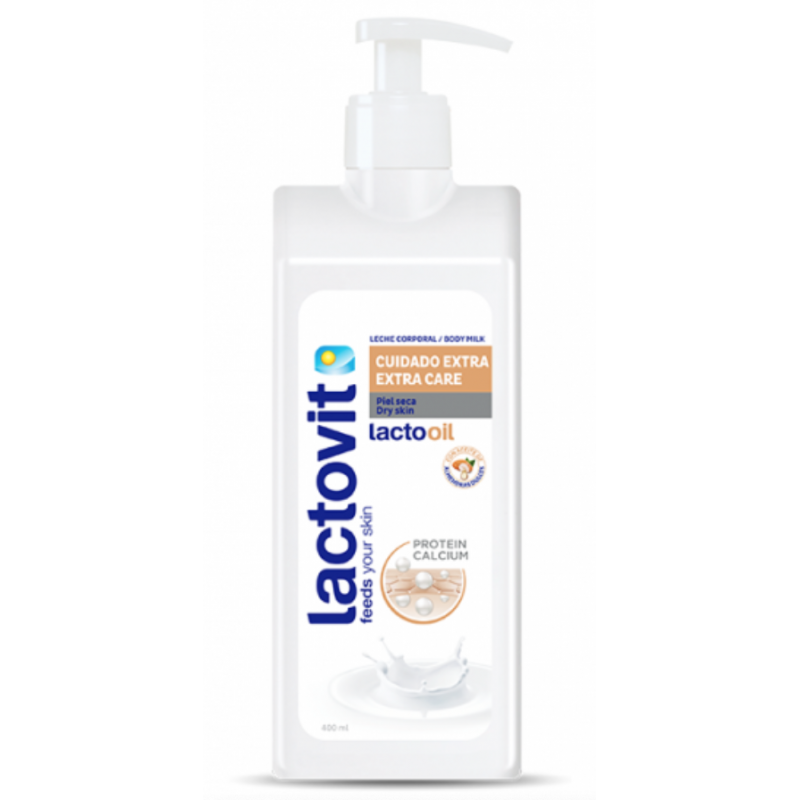 Lapte de corp extra ingrijire piele uscata Lactooil, 400ml - Lactovit